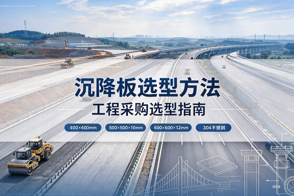 华亭沉降板选择方法