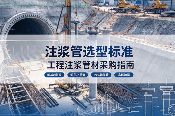华亭注浆管选型标准