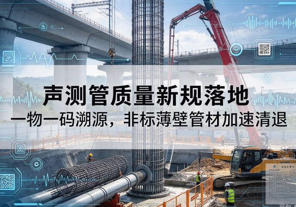 华亭声测管质量新规落地，一物一码溯源，非标薄壁管材加速清退